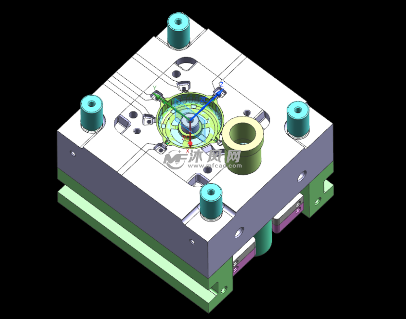 汽车发电机壳铝合金压铸模具