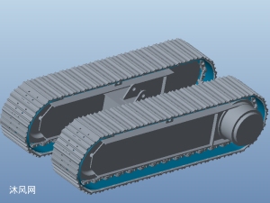 125t履带架体 行走系统图纸 沐风网