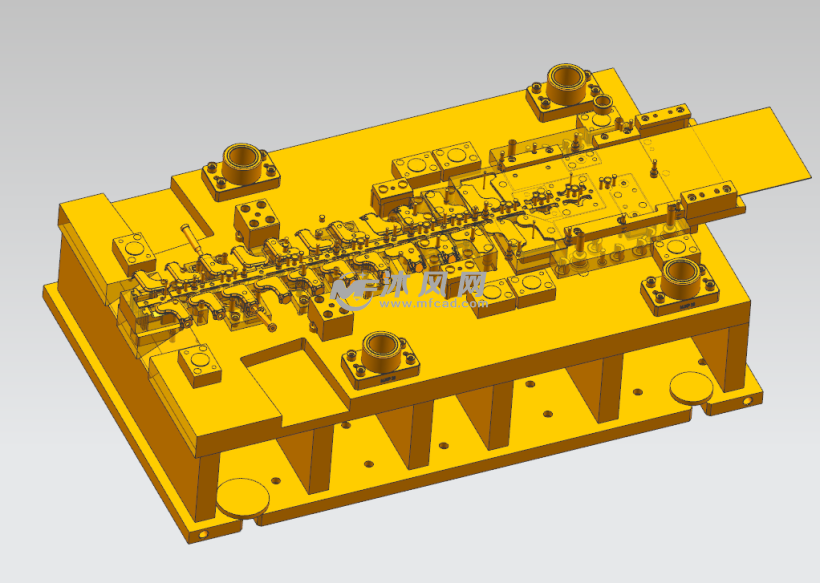 五金连续模-精密连续模 - 其他冲压模具图纸 - 沐风图纸