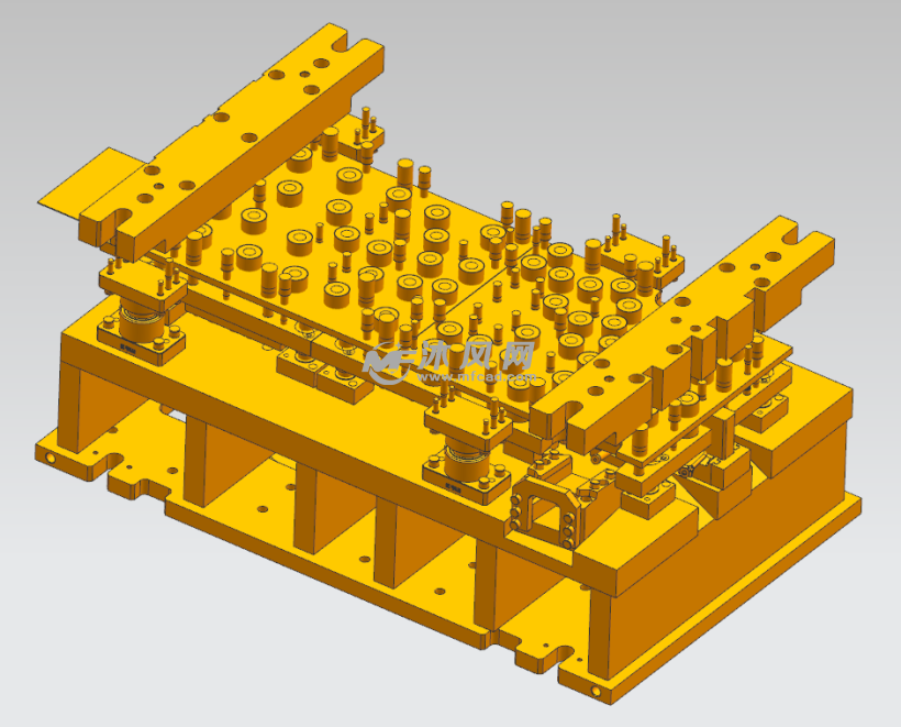 五金连续模-精密连续模 - 其他冲压模具图纸 - 沐风图纸