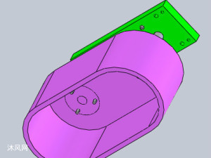 支撑架底座设计模型图