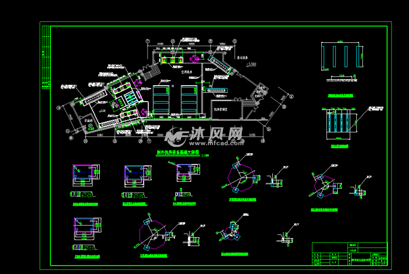 四星酒店中央空調設計施工圖