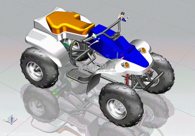 沙滩车UG8全参数模型
