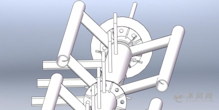 15米桅杆,四方拉线桅杆,落地桅杆,天支,分支-零部件模型图纸-沐风网