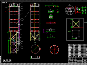 卧式水泥仓图纸图片