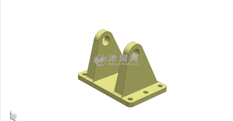 吊座UG有限元分析