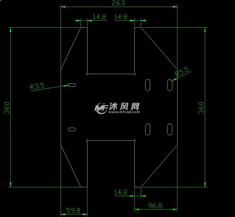 壓鑄機上蓋板底板鈑金結構