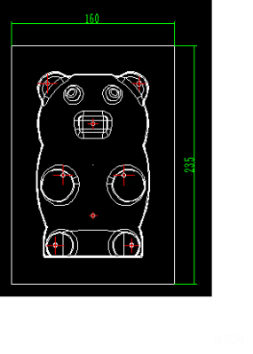 caxa注塑模图纸图纸