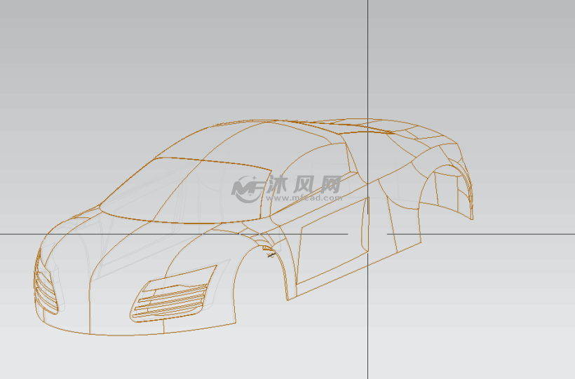 奥迪汽车车壳 - 乘用车图纸 - 沐风网