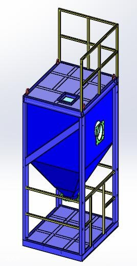 松散料或粉状物料方形存储仓总成