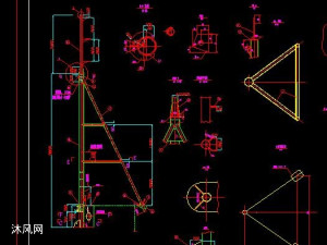 渔船前后桅杆结构制作安装图