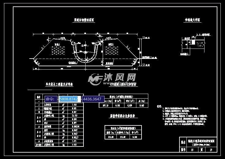u型渠u型渠u型渠u型渠图纸描述山西省小型农田水利工程定型设计图集里