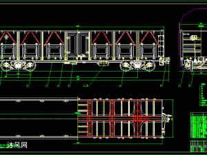 c70型通用敞车总图