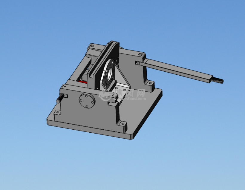 四面装夹定位旋转工装
