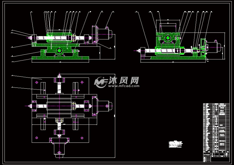 数控十字滑台设计【含10张cad图纸】