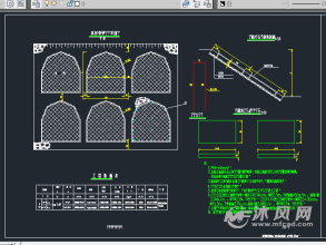 拱形骨架护坡设计图