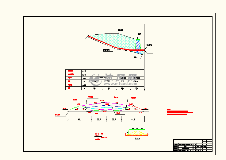 垃圾填埋场渗滤液纵断面图