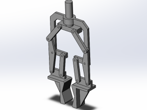 电子管夹持机构 - 五金工具图纸 - 沐风网