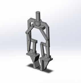 连杆夹持机构(含仿真)图纸合集的封面图