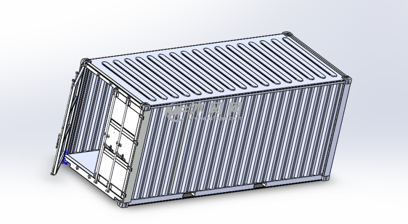 20尺集装箱整体自装卸钩臂装置