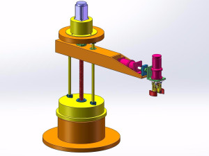 旋转升降座多轴模组