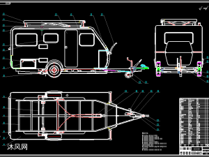 拖挂式房车底盘结构设计及三维建模