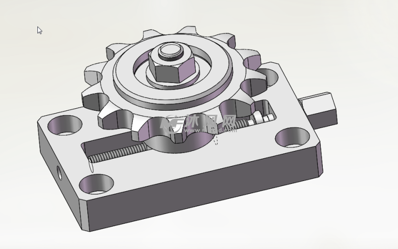 链轮张力调整机构