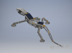 仿生壁虎爬行机器人