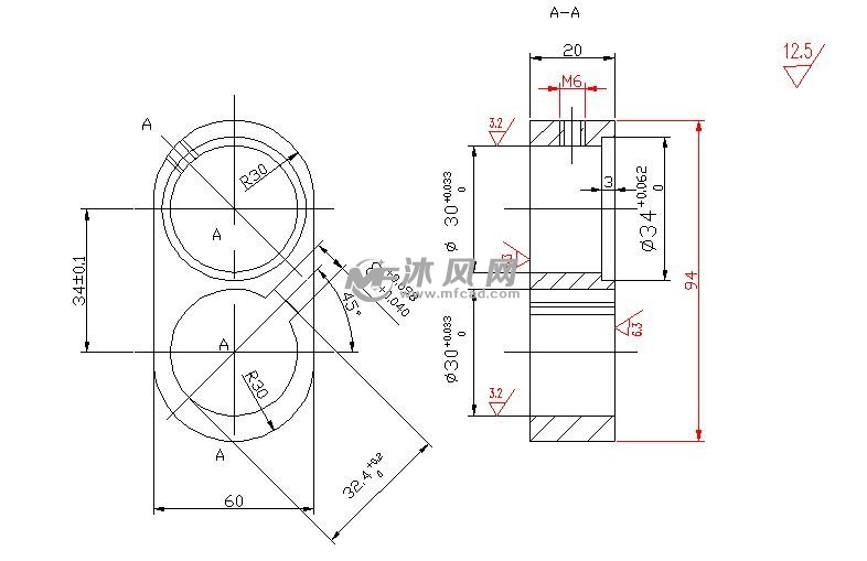 基于autocad2007的曲柄滑块运动机构的振动筛