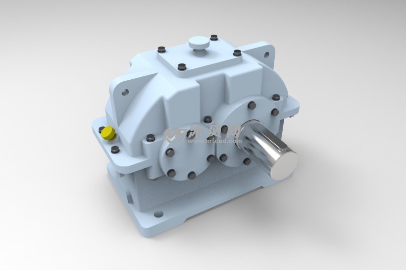 ZDY圆柱齿轮一级减速机(仿真动画)