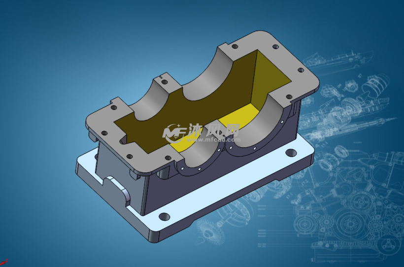 ZDY圆柱齿轮一级减速机(仿真动画)