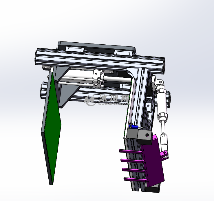 重载龙门机械手和抱夹夹具 - 通用设备图纸 - 沐风网