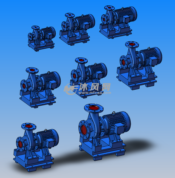 8款slw系列卧式单级单吸离心泵