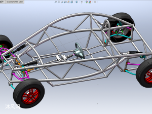 原子赛车钢管车 - 乘用车图纸 - 沐风网