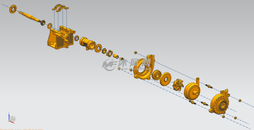 離心泵爆炸圖剖視圖