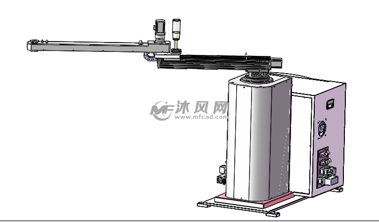 四轴冲压机械手设计 机器人模型图纸 沐风网