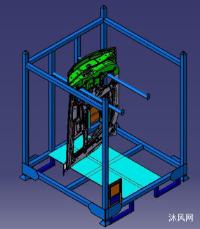 catia周转车图纸下载_catia免费图纸,设计模型大全 - 沐风网