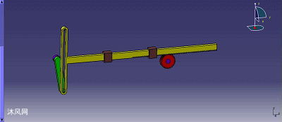 直线往复运动仿真附dmu仿真视频catia