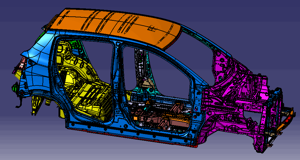 一款商用面包车身数据