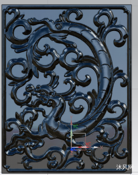 龙ug浮雕模型图纸合集的封面图