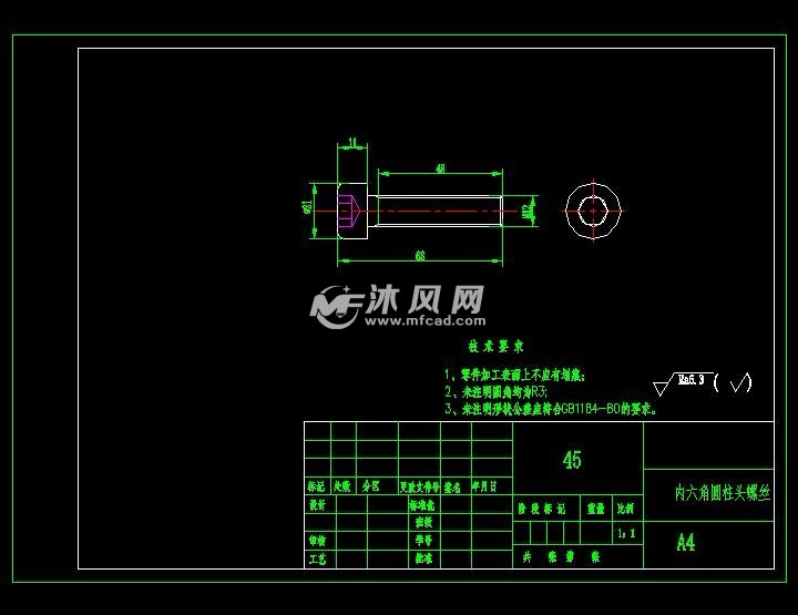 內六角圓柱頭螺絲