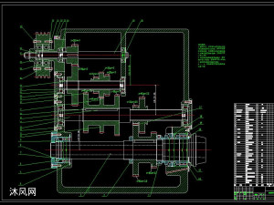 cad专用镗床I型主轴箱设计不用离合器