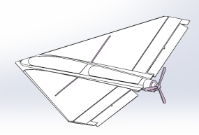 轻木高速三角翼航模飞机图纸合集的封面图