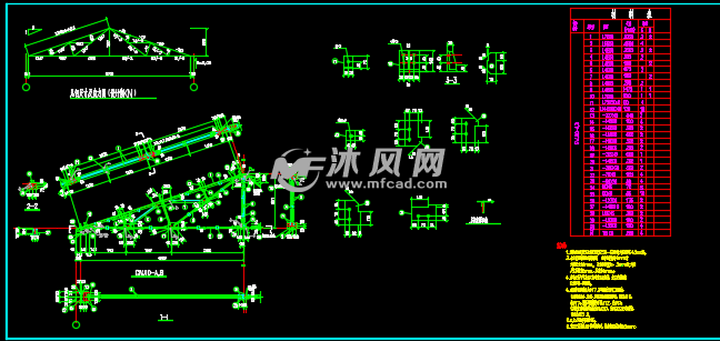 10米跨轻型屋面三角形钢屋架