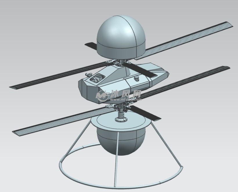 共轴直升机详解 - 航空航天图纸 - 沐风网