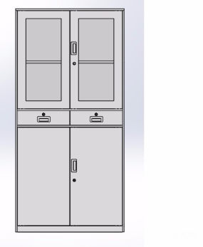 组装式文件柜图纸合集的封面图