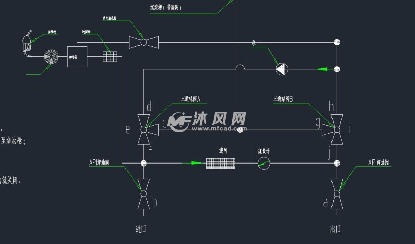 加油车管路原理图