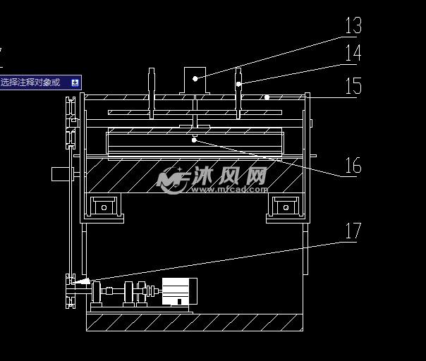 小型涂布机cad装配图 - 纸加工机械图纸 - 沐风网