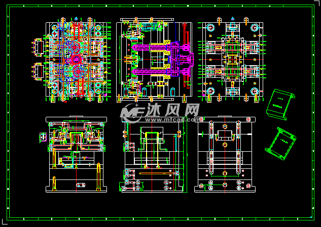 整套模具结构图
