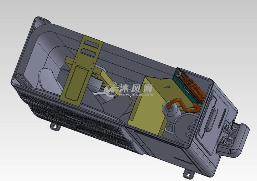 3匹空调室外机整机图档 - 换热/制冷空调设备图纸 - 沐风网